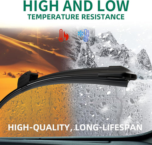 Windshield Wiper for Jeep Compass 2007-2017,22"+20" Replace Front Windshield Wiper Blades J&U-hook (2-Pack)...