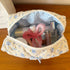Cotton Quilted Makeup Bag Coquette Accessories Make up Bag Organizer Cute Floral Cosmetic Pouch Travel Makeup Bag for Women (Blue floral)...