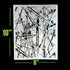 LiME LiNE Airbrush Stencil Set, Wood Grain, Grunge, Animal Print Custom Paint Template...