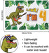 Rawr I'm 4 Backdrop Banner - 4th Dinosaur Birthday Decorations Party Supplies for Boys - 3.9 x 5.9ft...