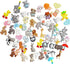 Dress It Up Buttons Animal Babies 12303-12 Pack Bundle,Mixed Colors...