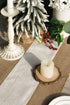 Letjolt Burlap Table Runner 48 Inches Long Farmhouse Jute Table Runner Woven Fabric, Natural Colour Edge...
