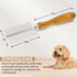 Takavu Detangling Pet Comb, Double-Sided Stainless Steel Teeth for Grooming Pets Hair, Fur Detangling Pins Safely Remove Knots & Tangles for Healt...