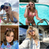 10 Pack Small Rectangle Sunglasses Women Retro Square Glasses Vintage Thick Frame Eyewear Party Glasses Bulk for Women Girls...