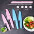 Nylon Knife for Nonstick Pans, 2 pcs Kitchen Knife Safe for Kids, Nonstick Knife Resistant to high temperatures up to 460 degrees Fahrenheit, Pink...