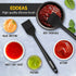 Silicone Pastry Brushes, Heat Resistant Basting Brush set of 2, Perfect for BBQ Grill Baking Kitchen Cooking,One-Pieces Design & Strong Steel Core...