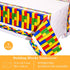 Tatuo 3 Pcs Building Block Party Tablecloths Building Block Party Supplies 71 x 42.5 Inches Waterproof Plastic Table Covers for Building Block Bir...