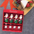 Supreme Housewares Santa Claus Cheese Spreaders, Hand-Painted Resin Handles with Stainless Steel Blades for Spreading Cream Cheese, Butter, Jam, o...