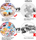 LELEMON Puzzle for Kids Ages 4-8 in a Metal Box 100 Piece Learning Educational Puzzles for Children Girls and Boys...