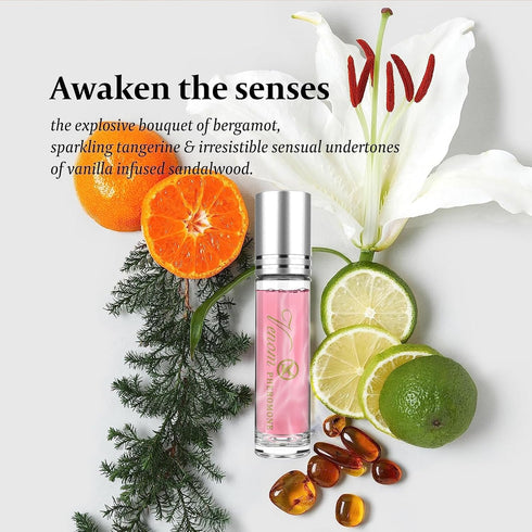 Pheromone Perfumes for Women, Perfume Oil for Her, Portable Roll-On Perfume Oil Long Lasting Female 10ml (2 Pcs)...
