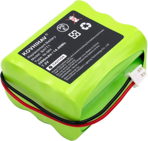 Replacement Battery for 2GIG 228844 Go Control Panels, Compatible with Linear Corp, PERS-4200, Fits Part No 2GIG 6MR2000AAY4Z, 7.2V 2000mAh/14.40W...