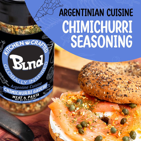 Kitchen Crafted - BLND Chimichurri Seasoning Dry Rub, Argentinian Herbs, Spices & Seasonings, Use As Pizza Seasoning, Steak Seasoning, Poultry Sea...