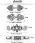 Tornito 12Pcs Vintage Sweater Shawl Clips Retro Cardigan Collar Shirt Waist Clip Dresses Chain Clip Antique Flowers Pattern Brooch Pins Clip for W...