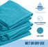 GREEN LIFESTYLE Microfiber Cleaning Cloth 12 Pack, Borderless Microfiber Towels Cleaning, Rags for Cleaning, Car Microfiber Towel, Drying Towels f...