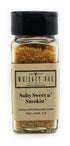 Whiskey Oak Salty Sweet n' Smokin' - 3.00 oz Kosher Salt and Raw Sugar Naturally Smoked using Oak Whiskey Barrels, Whiskey Oak Seasonings...