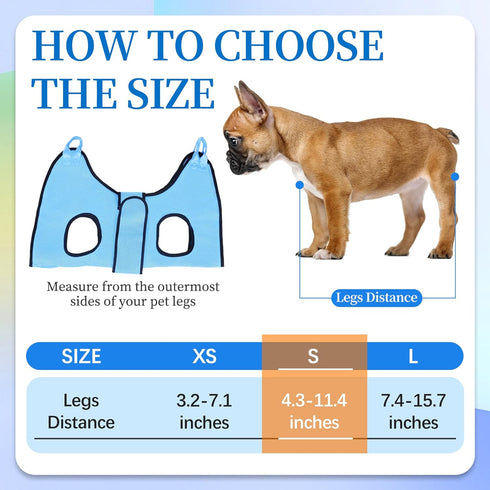 Dog Grooming Hammock for Nail Trimming Pet Hammock for Small Dogs with Security Strap Cat Sling for Nail Clipping with Clippers Nail File and Pet ...