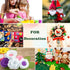 Jtnohx Felt for Crafts, 16 Pcs Felt Fabric, 7"×11.3" Stiff Felt Sheets, Craft Felt Square for for Sewing (Black)...
