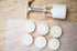 Cookie Press Mid-Autumn Festival Hand-Pressure Moon Cake Mould with 6 Pcs Mode Pattern for 1 Sets - 50g Cookie Stamp Mooncake Mold Set - Cookie St...
