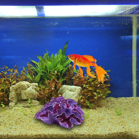 Aquarium Coral Ornaments Decor Fish Tank Plants Decoration for Aquarium Landscape,Purple...