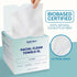 Clean Towels XL 100% USDA Dermatologist Approved Face Towel, Disposable Face Towelette, Clinically Tested Biobased Facial Washcloth, Makeup Remove...