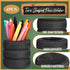4 Pcs Tire Shaped Pen Holder Car Tire Pencil Holder Black Stack Stationery Accessories for Desk Kids School Office Decor Christmas Gift Supplies N...