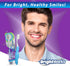 Folding Travel Toothbrush (6 Total, 3 Sets of 2) with Built-in Cover. Portable with Soft Bristles and Tongue Cleaner. for Camping, Hiking, Travel,...