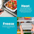 8x8 Disposable Aluminum Pans With Lids - 10 Pack Foil Pans For Cooking, Baking Cakes, Roasting & Homemade Breads - Disposable Food Containers With...
