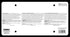 CHROMA 42519 Black Batman Logo Plastic Frame, 12x6...