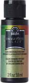 FolkArt Multi-Surface Dragonfly Glaze Multi-Surface Paint (2 oz), 44385, Green-Gold-Red...