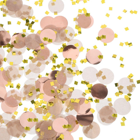 Round Tissue Paper Table Confetti Dots for Wedding Birthday Party Decoration, 1.76 oz (Rose Gold Confetti, 2.5 cm)...