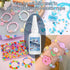100g Professional Bracelet Elastic String Knot Fixing Drip, Clear Bracelet Glue, Keep Stretchy Bracelet String Stay Perfectly Tied for Clay Beads,...