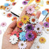 100Pcs Wood Daisy Buttons Painted Wooden Flower Buttons for Crafts Sunflower Wood Buttons 2 Holes Flatback Flower shaped Buttons...