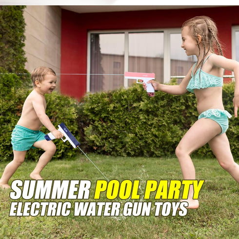 Electric Water Gun for Kids & Adults Pistol Automatic Squirt Guns Water Guns Toy 32 feet, Long-Distance Shooting Waterproof, Powerful Squirt GunsS...