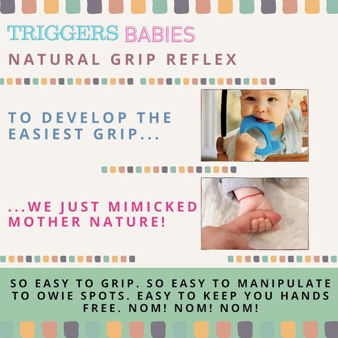 Teething Toys for Babies Age 0 to 6 Months - Baby Elefun 5X Pain Relief Smart Teether - Zero Developmental Delay Silicone Baby Teething Toy Ring -...