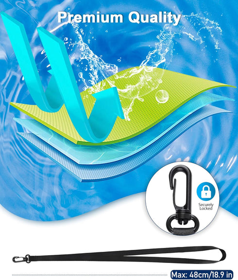 2024 2 Pack Waterproof Phone Pouch, Cruise Ship Essentials Must Haves Dry Bag for Vacation Beach Travel Kayak Accessories, Water Proof Case for iP...