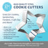 R&M Hand Shaped Cookie Cutter 3-Piece Set...
