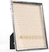 Lawrence Frames Metal Picture Frame with Hammer Effect, 5x7, Silver...