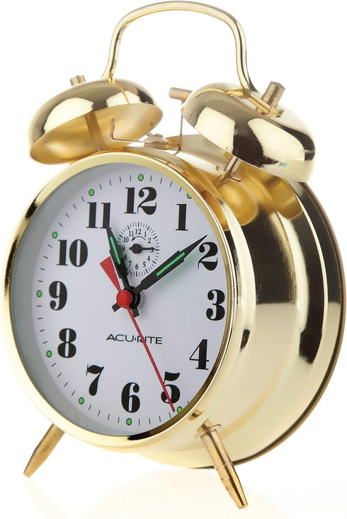 AcuRite 15605 Vintage Twin Bell Alarm Clock...