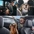 Dog Barrier for Car SUV, 47" Dog Net with Metal Hooks, Stretchable Mesh Cargo Net, Car Divider Dog Gate for Driving Safely with Children & Pets, U...