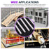 Swpeet 15Pcs Milkly Plastic Rods Assortment Kit, Diameter 7mm Length 250mm Material ABS Round Stick Round Solid Bar DIY Model for DIY Toys Buildin...