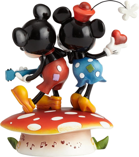 The World of Miss Mindy Mickey Mouse and Minnie Mouse Stone Resin Figurine...