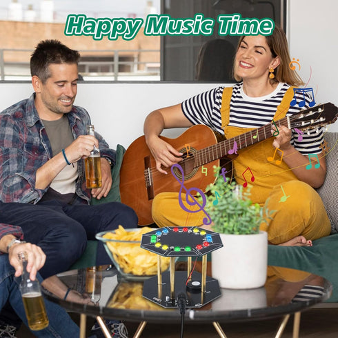 ICSTATION SMD Soldering Practice kit, Electronic Drum Soldering Project Finger Touch Drum with LED Lights SMT Soldering Practice Board DIY Instrum...