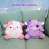 Cow Plush Cow Stuffed Animals Pillow, Purple Cow Plush Soft Cow Pillows, Kawaii Purple Plushie Cow Toy for Kids Girls Boys Birthday Gift Home Deco...