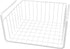 White Wire Under-Shelf Storage Basket, 11-Inch – Durable Organization Solution for Kitchen, Pantry, and Closet...