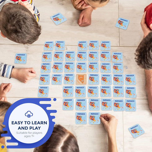 Memory Matching Game - Learn Geography for Kids – 50 States Matching Game – Educational and Fun State Cards for Kids and Grownups – Colorful Cards...