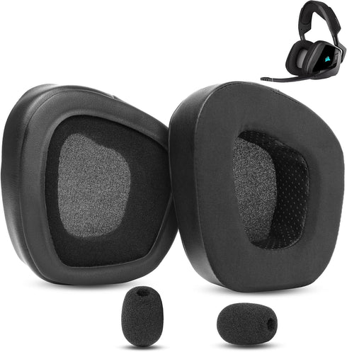 Cooling fabric Replacement Earpads Compatible with Corsair Void/Corsair Void Pro/Corsair Void RGB Elite/Corsair Void RGB SE Gaming Headsets Ear pa...