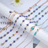 FIBO STEEL 6Pcs 14K Gold Plated Anklet Bracelets for Women Dainty Layered Evil Eye Anklet Beach Jewelry Gifts...