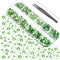 2000 Pieces Flat Back Gems Round Crystal Rhinestones 6 Sizes (1.5-6 Mm) with Pick up Tweezer and Rhinestones Picking Pen for Crafts Nail Face Art ...