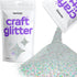 Hemway Craft Glitter 100g / 3.5oz Glitter Flakes for Arts Crafts Tumblers Resin Epoxy Scrapbook Glass Schools Paper Halloween Decorations - Ultraf...