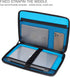 DOMISO 17 inch Laptop Sleeve with Handle Shockproof Computer Bag Waterproof EVA Protective Carrying Case for 17.3" MSI GS73VR Stealth Pro/HP Envy ...